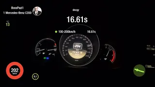 Mercedes-Benz C350 CDI Sedan W204 100-200 km/h Acceleration