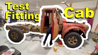 Test Fitting The Cab With Our Frame Swap | The Dodgeball