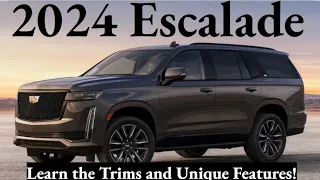 2024 Cadillac Escalade Trim Breakdown