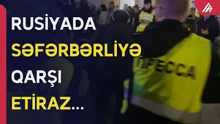 Rusiyadan qaçan vətəndaşlar SƏRHƏDDƏ SIXLIQ YARATDI - APA TV