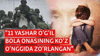 Ukraina ombudsmani: 5 bosqinchi tomonidan jinsiy zo‘rlangan 14 yashar qiz hozir homilador