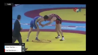 Legends Remastered 2011 Worlds Freestyle 84kg Bronze Cael Sanderson (USA) v/s Albert Saritov (RUS)