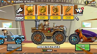 Hill Climb Racing 2 - STEAMPUNK 🔥 NEW MONSTER TRUCK - Walkthrough Gameplay