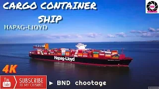 Breskens, de Westerschelde | Cargo Container Ship, Hapag-Lioyd at Sea on course to Antwerp, Belgium.
