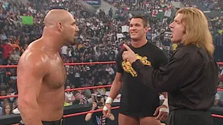 Triple H and Goldberg meet face-to-face for the first time: Raw, July 21, 2003