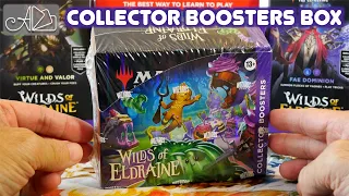 Wilds of Eldraine MTG Collector Booster Box unboxing pack opening