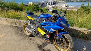 распаковка китайского пластика на Yamaha R6 zxmt