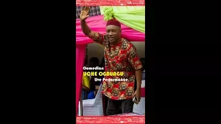 Comedian Uche Ogbuagu performs with Blessed Samuel & Chinyere Udoma