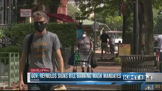 Mask mandates for schools, cities, and counties are now banned in Iowa