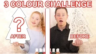 TWIN TELEPATHY 3 COLOR PAINT & MARKER *DIY Christmas Makeover Challenge | Ruby Rose UK
