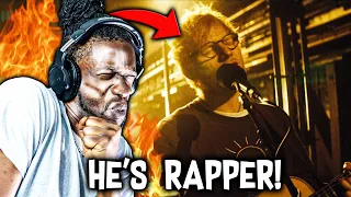 ED SHEERAN IS A RAPPER FOR REAL! | Ed Sheeran | Eraser (Live) : SBTV10 (REACTION)