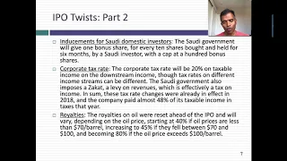 A Coming-out party for an Oil Colossus: Pricing and Valuing Aramco's IPO!