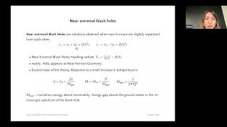 Chiara Toldo | Near extremal de Sitter black holes and JT gravity