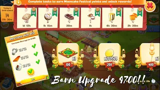 [Level 164] Barn upgrade 4700 | Mooncake Festival | Hay Day gameplay #372