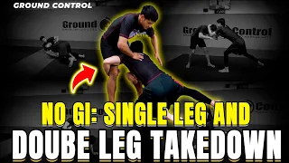 Jiu Jitsu No Gi - Single Leg and Double Leg Takedowns. w/ Leonardo Silva.