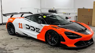 INTRODUCING WORLDS FIRST MCLAREN 720 GTR WITH CARBON WING! *900 HP*