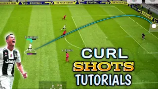 NEW TUTORIAL SUPER CURL SHOT in efootball 2023 mobile || 😈