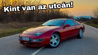 ELSŐ PRÓBAKÖR A NISSANNAL! + Olajcsere | NISSAN 300ZX #5