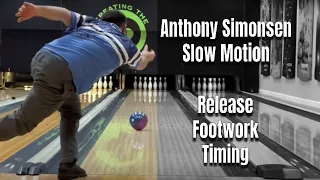 One of The Best Professional Bowlers | Anthony Simonsen SLOW MOTION Approach | WATCH His Backup Ball