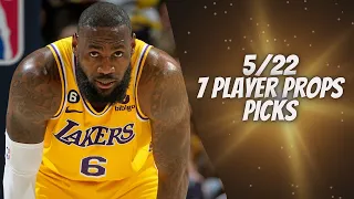 7 Best NBA Player Prop Picks, Bets, Parlays, Predictions for Today May 22nd 5/22 Nuggets vs Lakers