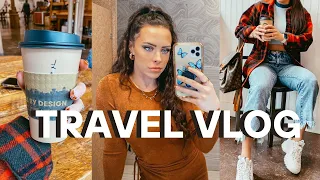 TRAVEL VLOG ✈️ // wedding weekend in Maine + vegan food, workouts, & shopping!!