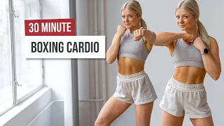 30 MIN KILLER BOXING CARDIO Workout - Full Body Cardio, No Equipment, No Repeats, Home Workout