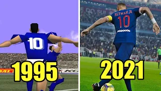 Evolution Of PES Games 1995-2021