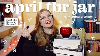 TBR prompt jar chooses my APRIL READS! 🫙🌟