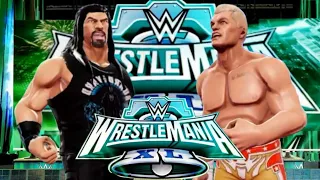 WrestleMania XL 2024 Roman Reigns ☝️ vs Cody Rhodes 👑 In WWE Mayhem