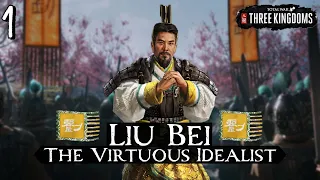 RISE OF THE BROTHERS THREE!! | Total War: Three Kingdoms | Liu Bei | Romance Campaign - Part 1