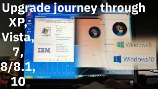 Upgrading from Windows XP to 10 on a ThinkPad with original installation