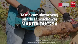 Akumulatorowa pilarka łańcuchowa DUC254