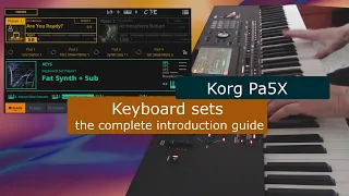 Korg Pa5X tutorial: Keyboard Sets for beginners