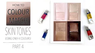 How To Mix Skin Tones Using Only 4 Colours!