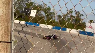 Cleetus McFarland Spectator Drag crash in Practice.