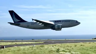 Turbulence Hits Plane During Low Pass