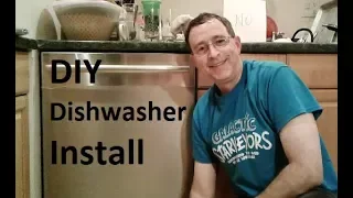 DIY Dishwasher Install,  Bosch Super Quiet Dish Washer, Part 2