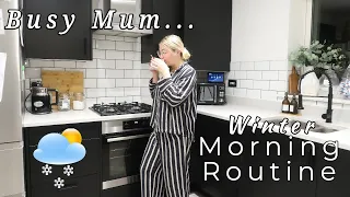 6AM WINTER MORNING ROUTINE | BUSY MUM OF 2 SCHOOL RUN AND KEEPING ORGANISED | ellie polly