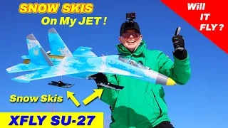 I put Snow Skis on my JET! Will the SU-27 fly or crash?