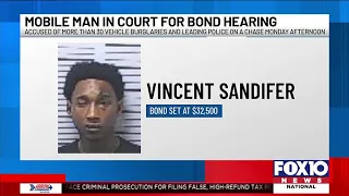 Judge sets bond for man accused of over 30 vehicle burglaries