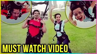 Sanaya Irani And Mohit Sehgal Do SKYDIVING | Must Watch Video