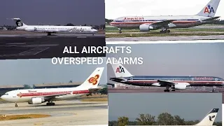 ALL AIRCRAFTS OVERSPEED ALARMS