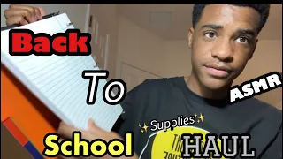 ASMR Back To School Supplies Haul (Freshman Edition 2022)