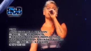 P!nk - Just Give Me A Reason (BabieBoyBlew Meets Beautiful Trauma World Tour Live At MSG)