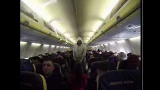Harlem shake on a plane