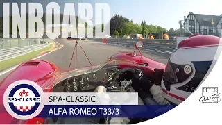 AMAZING Spa-Francorchamps on board with Emanuele Pirro (Alfa Romeo T33/3)