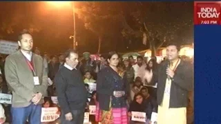 #JuvenileRapist: Candle Light Protest At Jantar Mantar