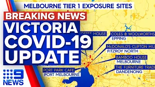 Coronavirus: Melbourne COVID-19 exposure sites, new cases, testing queues | 9 News Australia