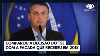 Jair Bolsonaro diz que não irá deixar de fazer política após decisão do TSE | Jornal da Band