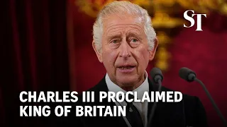 [WATCH] King Charles officially proclaimed Britain's new monarch